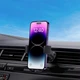 Автомобільний тримач для телефону Baseus UltraControl Pro Series Clamp-Type Car Holder Set для кріплення на панель/торпедо/лобове скло/дефлектор (C40351600113-00) Black - зображення 7