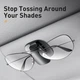 Автомобильный держатель для очков Baseus Platinum Vehicle Eyewear Clip (ACYJN-A01) Black - изображение 10