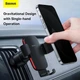 Автомобильный держатель для телефона Baseus Metal Age II Gravity Car Mount для крепления в воздуховоде (SUJS000001) Black - изображение 15
