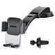 Автомобільний тримач для телефону Baseus Easy Control Clamp Car Mount Holder для кріплення на панель/в дефлекторі 4.7-6.7" (SUYK000001) Black - зображення 1