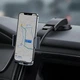 Автомобільний тримач для телефону Baseus Easy Control Clamp Car Mount Holder для кріплення на панель/в дефлекторі 4.7-6.7" (SUYK000001) Black - зображення 2