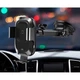 Автомобільний тримач для телефону Baseus Smart Vehicle with Wireless Charger з бездротовою зарядкою 10W для кріплення на торпедо/лобове скло (WXZN-B01) Black - зображення 11