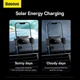 Автомобильный держатель для телефона Baseus Steel Cannon pro Solar Electric Car Mount для крепления на панель с автоматическим зажимом (SUGP010001) Black - изображение 10