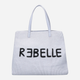 Torba shopper damska duża Rebelle Warm 1WR242TX0168-B077 Szara (800070310516) - obraz 1