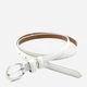 Ремень женский из натуральной кожи Weatro 14sm-kkit-064-5 110 см Белый (2480358549) - изображение 1