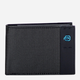 Портмоне чоловіче Piquadro PU257P16/CHEVBLU Синє (800070010220) - зображення 1