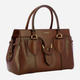 Torba shopper damska skórzana Coccinelle York E1REG180201-W97 Brązowa (800070326850) - obraz 3