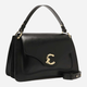 Torba damska skórzana Coccinelle C-Me Calf E1SSK180101-001 Czarna (800070338304) - obraz 3