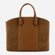 Torba shopper damska skórzana Furla Miastella L WB00333BX04280637S1007 Brązowa (800070306875) - obraz 1