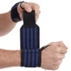 Бинты кистевые для жима Полиэстер / Эластан 2 шт STRENGTH WRIST WRAPS Zelart TA-4861 - изображение 3
