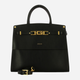 Сумка шопер жіноча з натуральної шкіри Guess Cristina HWCRCAL2206-BLA Чорна (800070289888) - зображення 4