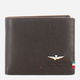 Портмоне чоловіче шкіряне Aeronautica Militare Flag AM100-MO Коричневе (800070241445) - зображення 1