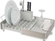 Раздвижная сушилка для посуды с носиком для слива Joseph Joseph Extend Steel Dish Rack - Light Stone 851692 - изображение 1