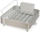 Раздвижная сушилка для посуды с носиком для слива Joseph Joseph Extend Steel Dish Rack - Light Stone 851692 - изображение 3