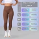 Лосини Push Up Пуш Ап Коричневі Спортивні Безшовні M (L7013141) - зображення 3