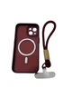 Панель Magsafe Mate з ланцюжком для Apple Iphone 13 Pro Red - зображення 3