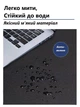 Великий Ігровий водонепроникний килимок з штучної шкіри для миші та клавіатури для робочого столу 600*300 Чорний - зображення 3