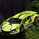 Конструктор Emissi Technic гоночный суперкар Lamborghini 1280 деталей 1:14, спортивная модель автомобиля, зелёный набор в подарочной коробке - изображение 8