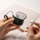Чохол з карабіном Ringke Onyx Magnetic MagSafe Black для AirPods 4 (2024) - зображення 4