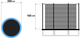 Wewnętrzna siatka do trampoliny MULTISTORE 244 - 250 cm (5903089061830) - obraz 4