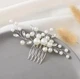 Свадебное украшение волос. Веточка из бусин для волос Bridal Tiaras Style 1 - изображение 1