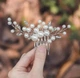 Свадебное украшение волос. Веточка из бусин для волос Bridal Tiaras Style 1 - изображение 3