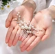Свадебное украшение волос. Веточка из бусин для волос Bridal Tiaras Style 1 - изображение 4