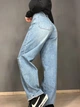 Джинси жіночі Cool Angels 3101 SKATER jeans банани висока талія стрейчеві 27 світло сині - зображення 5