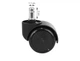 Колеса с деликатным покрытием для офисного и геймерского кресла Maltec комплект 5 шт Черные - изображение 2