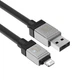 Кабель для Iphone 1м USB to Lightning CoolPlay 2.4A черный, Baseus для зарядки и передачи данных, Baseus (CAKW000401) - изображение 5