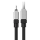 Кабель для Iphone 1м USB to Lightning CoolPlay 2.4A черный, Baseus для зарядки и передачи данных, Baseus (CAKW000401) - изображение 6