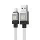 Кабель для Iphone 1м USB to Lightning CoolPlay 2.4A белый, Baseus для зарядки и передачи данных, Baseus (CAKW000402) - изображение 5