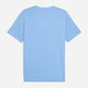 Футболка хлопковая длинная мужская Puma Ess No. 1 Logo Heather Tee (S) 68255157 S Team Light Blue с принтом (4067983317675) - изображение 6