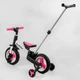 Велосипед-трансформер Best Trike 55475 (1) колеса PU 10'', родительская ручка, съемные педали - изображение 4