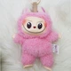 Плюшевая игрушка "Labubu", Лабубу, 17 см, розовый - изображение 1