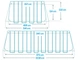 Большой каркасный бассейн INTEX 26378 Ultra Frame Pool 975 x 488 x 132 см самая полная комплектация - изображение 5