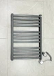 Рушникосушка електрична Terma D01 710х500, тен MOA, колір Metallic Grey - зображення 1