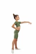 Костюм для танцев Dance&Sport N218 бифлекс L/122-128 Хаки - изображение 4