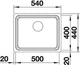 Кухонная мойка BLANCO ETAGON 500-U (521841) + сливной гарнитур (234073) - изображение 2