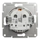 Розетка с заземлением и шторками без рамки Asfora Schneider Electric белая EPH2970221 - изображение 2