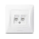 Компьютерная/телефонная розетка RJ45/RJ11 CAT6/CAT3 белая VIDEX BINERA (VF-BNSK2PC6TF3-W) - изображение 3