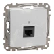 Комп'ютерна розетка Schneider Electric Sedna Design RJ45 кат. 5Е UTP алюміній SDD113451 - зображення 1