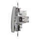 Кнопочный выключатель Schneider Electric Sedna Design с символом "Звонок" и подсветкой алюминий SDD113131L - изображение 4
