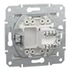 Розетка RJ45 UTP 5E без рамки Asfora Schneider Electric белая EPH4370121 - изображение 2
