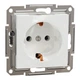 Розетка Schneider Electric Asfora з заземленням без рамки біла EPH2970121 - зображення 1