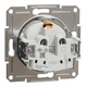Розетка Schneider Electric Asfora з заземленням без рамки біла EPH2970121 - зображення 2