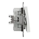 Выключатель двухклавишный Schneider Electric Asfora без рамки белый EPH0370121 - изображение 8