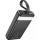 Портативная батарея Power Bank Hoco J123B Element 22.5W+PD20W with LCD and LED-lamp 30000mAh Black - изображение 4