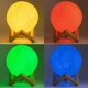 Настольный светильник Ночник Луна 3D Moon Lamp - изображение 4