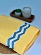 Махровое полотенце с зигзагами Osborn Textile 50х90 см Желтый 500 г\м2 - изображение 2